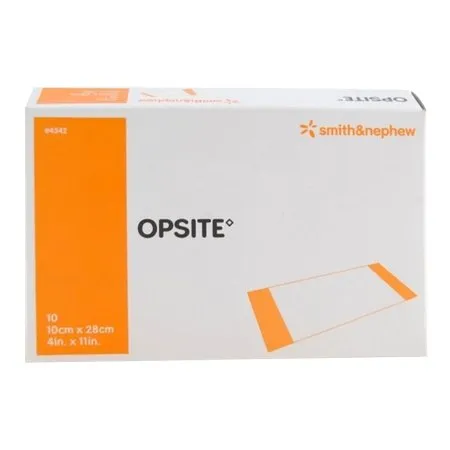 Smith & Nephew - OpSite - 4542 -  Transparent Film Dressing  4 X 11 Inch 2 Tab Delivery Rectangle Sterile