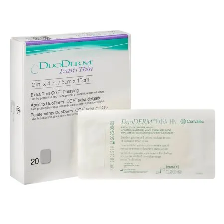 CONVATEC - From: 187900 To: 187901  DuoDERM Extra Thin Thin Hydrocolloid Dressing DuoDERM Extra Thin 3 X 3 Inch Square