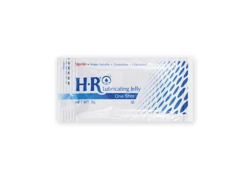 HR Pharmaceuticals - 207 - HR Lubricating Jelly, Sterile, 3gm, One Shot, 144 ea/bx (112 cs/plt)