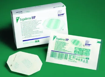 3M - 9536HP - Tegaderm HP Transparent Film Dressing Tegaderm HP 4 X 4 3/4 Inch Frame Style Delivery Rectangle Sterile