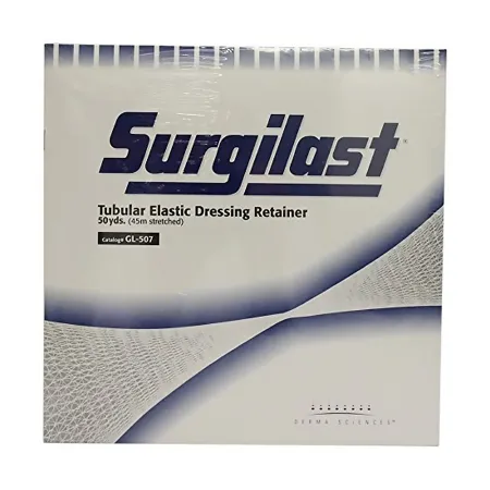 Gentell - Surgilast - GL-507 - Surgilast Tubular Elastic Bandage Retainer 25-1/2" Size Size 6, 50 yds., Contain Latex, for Large Head, Shoulder, Thigh
