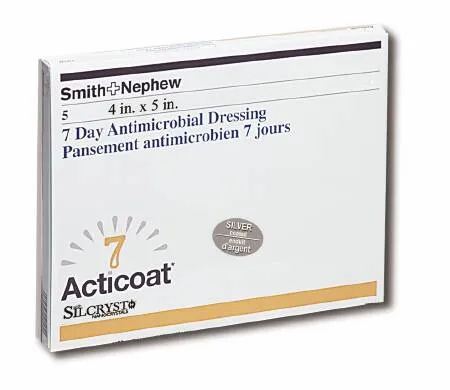 Smith & Nephew - 20141 - Smith & Nephew 20141 Acticoat 7 Day 4 In. X 5 In. (each)
