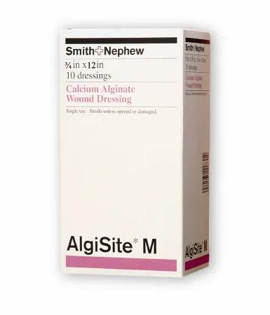 Smith & Nephew - AlgiSite M - 59480400 -  Alginate Dressing  3/4 X 12 Inch Rectangle
