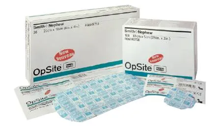 Smith & Nephew - OpSite Post Op - 66000710 -  Transparent Film Dressing with Pad  4 X 4 3/4 Inch 3 Tab Delivery Rectangle Sterile