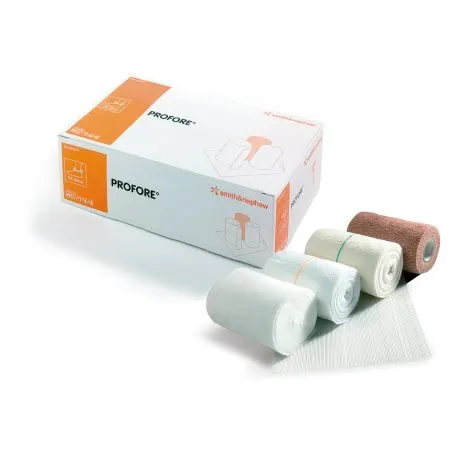 Smith & Nephew - Profore - 66020016 -  4 Layer Compression Bandage System  Multiple Sizes Self Adherent / Tape Closure Tan NonSterile Standard Compression