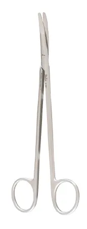 Integra Lifesciences - Miltex - 5-291 - Dissecting Scissors Miltex Ragnell 7 Inch Length Or Grade German Stainless Steel Nonsterile Finger Ring Handle Curved Blade Blunt Tip / Blunt Tip