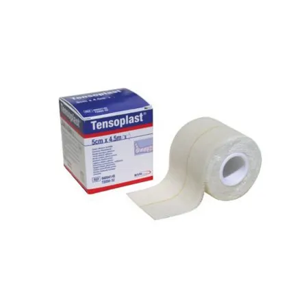 BSN Medical - Tensoplast - 02593002 -  Elastic Adhesive Bandage  1 Inch X 5 Yard No Closure White NonSterile Medium Compression