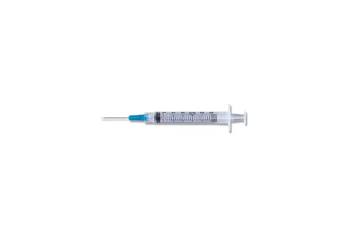 BD Becton Dickinson - 309581 - Syringe/ Needle Combination, 3mL, Luer-Lok&#153; Tip, 25G x 1", 100/bx, 8 bx/cs (Continental US Only)