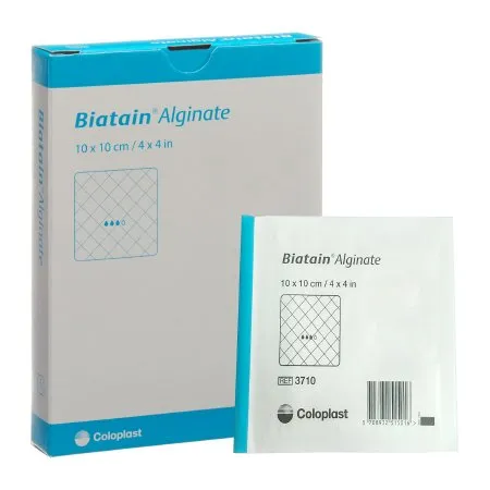 Coloplast - Biatain - 3710 -  Alginate Dressing  4 X 4 Inch Square