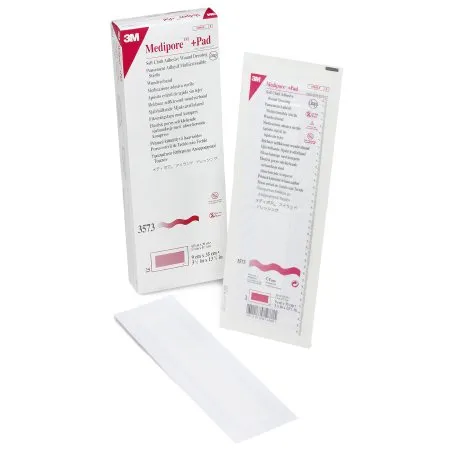 3M - From: 3562 To: 3573 - Medipore Adhesive Dressing Medipore 2 X 2 3/4 Inch Soft Cloth Rectangle White Sterile