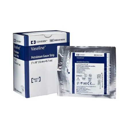 Medtronic / Covidien - 414600 - Vaseline Sterile Non-Adherent Petrolatum Gauze Strip