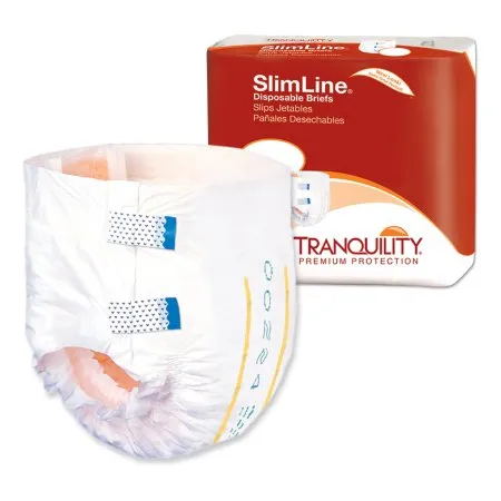 PBE - Principle Business Enterprises - Tranquility Slimline - 2134 - Principle Business Enterprises  Unisex Adult Incontinence Brief  X Large Disposable Heavy Absorbency
