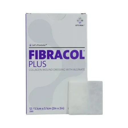 3M - Fibracol Plus - 2981 -  Collagen Dressing  2 X 2 Inch Square