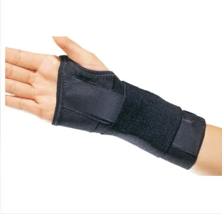 Djo - Procare Cts - 79-87152 - Wrist Brace Procare Cts Contoured Aluminum / Cotton / Elastic Right Hand Black X-Small