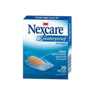 3M From: 586-20PB To: 588-20PB - Nexcare Waterproof Bandage Clear Assorted