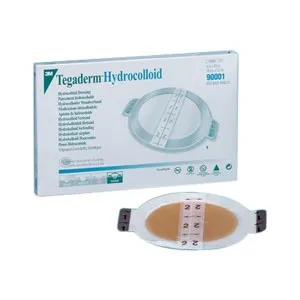 3M - From: 90001 To: 90021  Tegaderm ThinThin Hydrocolloid Dressing  Tegaderm Thin 4 X 43/4 Inch Oval With Border