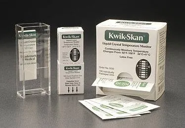 Trademark Medical - Kwik-Skan - 5030 - Single Patient Forehead Thermometer Kwik-skan 34 To 41 °c / 92 To 106 °f Line Indicator Display