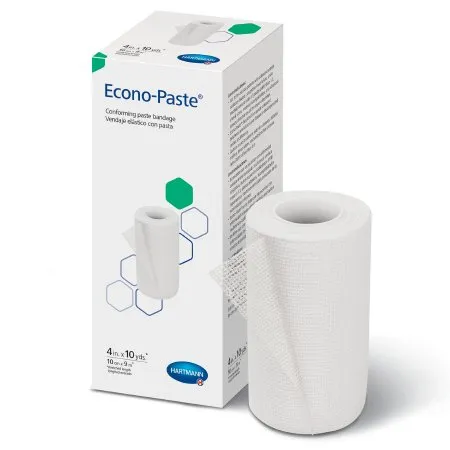 Hartmann - Econo-Paste - 47400000 - Econo Paste Unna Boot Bandage Econo Paste 4 Inch X 10 Yard Knitted Gauze Zinc Oxide Paste NonSterile