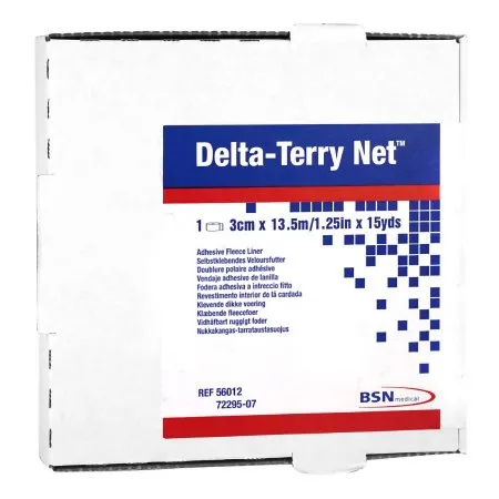 BSN Medical - Delta Terry-Net - 56012 - Delta Terry Net Orthopedic Padding Roll Adhesive Delta Terry Net 1.25 Inch X 15 Yard Fleece NonSterile