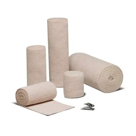 Hartmann - REB LF - From: 16300000 To: 16610000 - REB Elastic Bandage REB 4 Inch X 10 Yard Double Length Clip Detached Closure Tan NonSterile Standard Compression