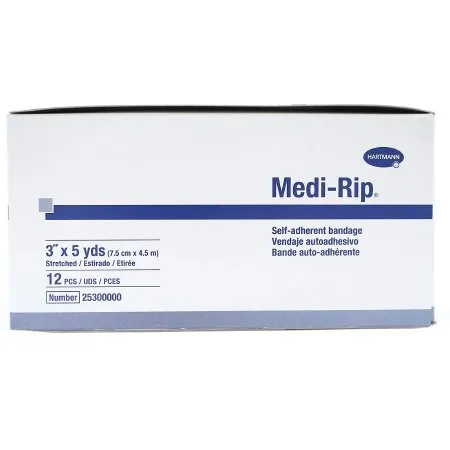 Hartmann - Medi-Rip - 25300000 - Medi Rip Cohesive Bandage Medi Rip 3 Inch X 5 Yard Self Adherent Closure Tan NonSterile Standard Compression