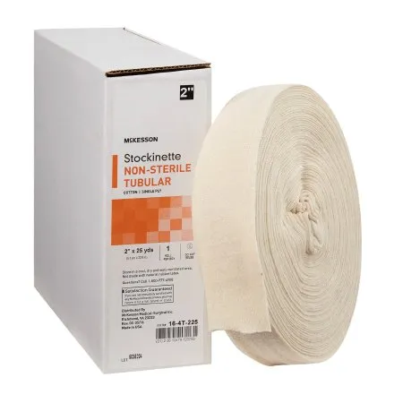 McKesson - From: 16-4T-225 To: 16-4T-625 - Stockinette Tubular 2 Inch X 25 Yard Cotton NonSterile