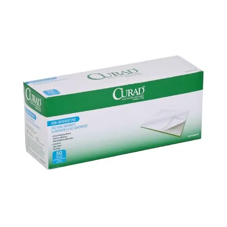 Medline - Curad - NON25720 -  Non Adherent Dressing  Cotton / Polyester 3 X 8 Inch Sterile