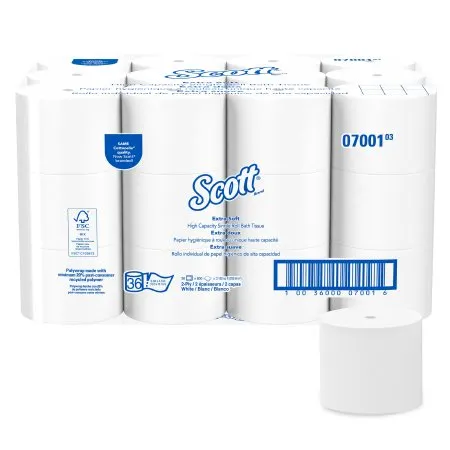 Kimberly Clark - 07001 - Coreless Standard Roll Bathroom Tissue, 36 rl/cs