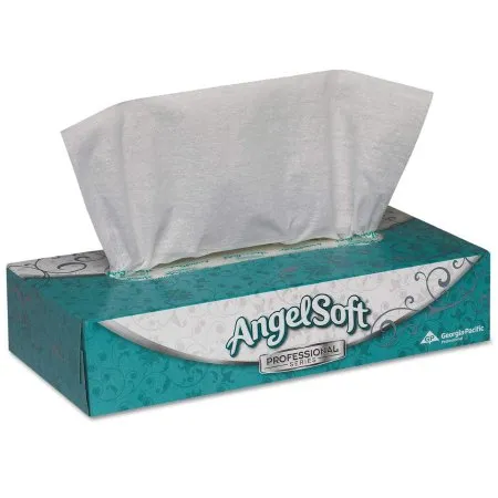 Georgia Pacific - Angel Soft Professional Series - 48580 - Angel Soft Professional Series Facial Tissue White 7-3/5 X 8-4/5 Inch 100 Count