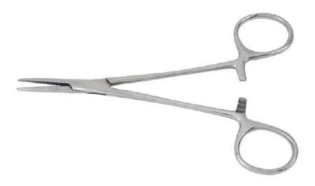 McKesson - 43-2-426 - Hemostatic Forceps Halsted Mosquito 5 Inch Length Office Grade Stainless Steel NonSterile Ratchet Lock Finger Ring Handle Straight