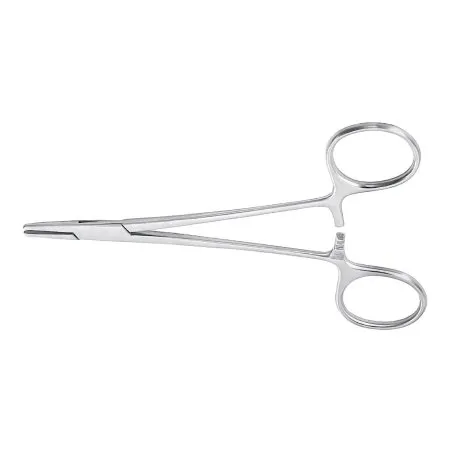 McKesson - From: 43-2-809 To: 43-2-810 - Needle Holder 5 Inch Length Smooth Jaws Finger Ring Handle