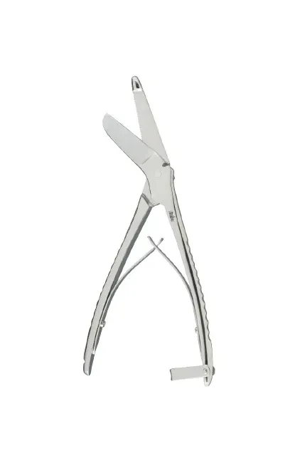 Integra Lifesciences - Miltex - 5-600 - Utility Shears Miltex 8-1/2 Inch Length Surgical Grade Stainless Steel Nonsterile Plier Handle With Spring Angled Blade Blunt Tip / Blunt Tip