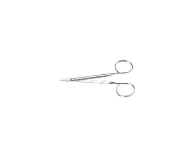 Bausch & Lomb - Bausch+Lomb - N5005 - Suture Scissors Bausch+lomb 124 Mm Surgical Grade Stainless Steel Nonsterile Ribbon Style Finger Ring Handle Sharp Tip / Sharp Tip
