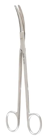 Integra Lifesciences - Miltex - 22-962 - Dissecting Scissors Miltex Lilly 7-1/2 Inch Length Or Grade German Stainless Steel Nonsterile Finger Ring Handle Strongly Curved Blade Blunt Tip / Blunt Tip