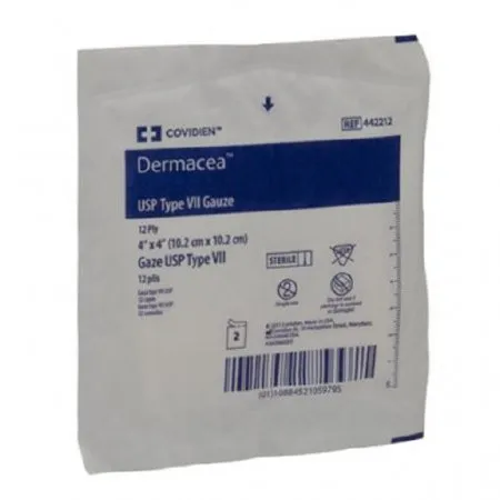 Cardinal - Dermacea - 442212 -  Gauze Sponge  4 X 4 Inch 2 per Pack Sterile 12 Ply Square