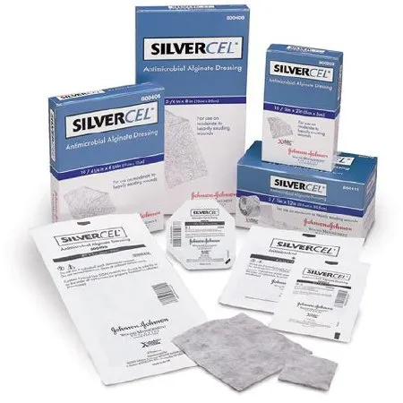 3M - From: 800112 To: 800202 - Silvercel Antimicrobial Silver Alginate Dressing Silvercel Antimicrobial 2 X 2 Inch Square Sterile
