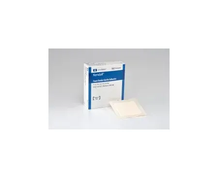 Cardinal Health - Kendall Border Foam Gentle Adhesion - 55566BG - Cardinal  Foam Dressing  5 1/2 X 5 1/2 Inch With Border Film Backing Silicone Adhesive Square Sterile