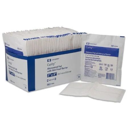 Cardinal - Curity - 8192A - Abdominal Pad Curity 7-1/2 X 8 Inch 648 per Case NonSterile Rectangle