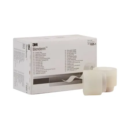 3M - 1525-1 - Blenderm Waterproof Medical Tape Blenderm Transparent 1 Inch X 5 Yard Plastic NonSterile