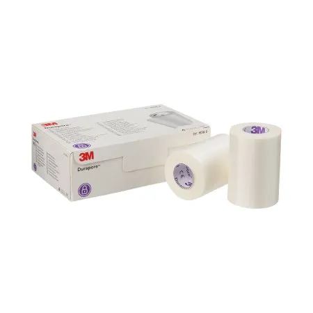 3M - 1538-3 - Durapore Medical Tape Durapore White 3 Inch X 10 Yard Silk Like Cloth NonSterile