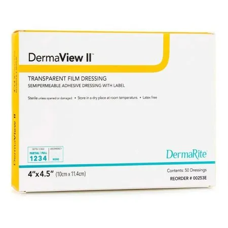 Dermarite - 00253E - DermaView II Transparent Film Frame, 4" x 4.5".