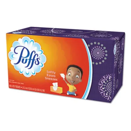 Puffs - PGC-87611BX - White Facial Tissue, 2-ply, 180 Sheets/box