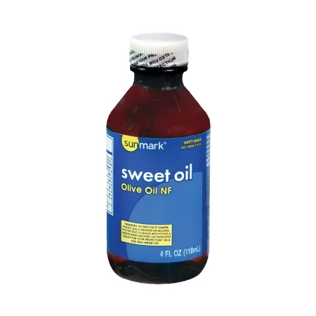 McKesson - sunmark - 49348071334 - Sweet Oil sunmark 4 oz. Oil 100% Strength Olive Oil