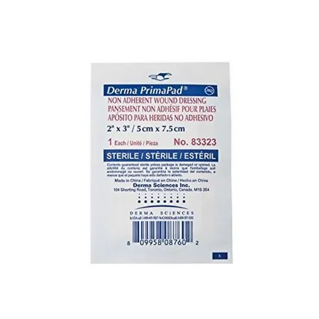 Gentell - Primapad - 83323 -  Non Adherent Absorbent Pad  2 X 3 Inch Sterile 1 Ply Rectangle