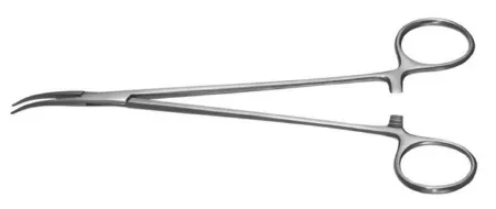 Integra Lifesciences - Padgett - PM-8625 - Hemostatic Forceps Padgett Adson 9-1/4 Inch Length Surgical Grade Stainless Steel Nonsterile Ratchet Lock Finger Ring Handle Curved Delicate Tips