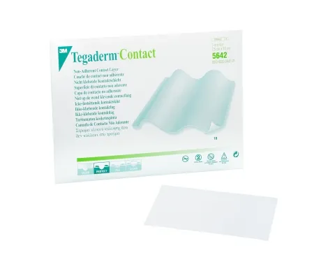 3M - 5642 - Tegaderm Wound Contact Layer Dressing Tegaderm Rectangle Sterile