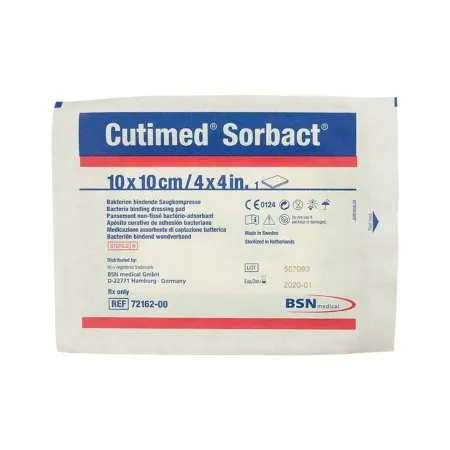 BSN Jobst - From: 7216200 To: 7216300 - Wound Dressing Pad Cutimed&reg; Sorbact&reg; 4 X 4 Inch