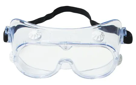 3M - 40661-00000-10 - Protective Goggles 3m Anti-fog Coating Clear Tint Polycarbonate Lens Elastic Strap One Size Fits Most