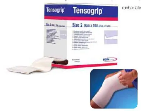 BSN Medical - Tensogrip - 7582FL - Elastic Tubular Support Bandage Tensogrip 3 Inch X 11 Yard Small Knee / Medium Ankle / Large Arm Pull On Beige NonSterile Size D Standard Compression