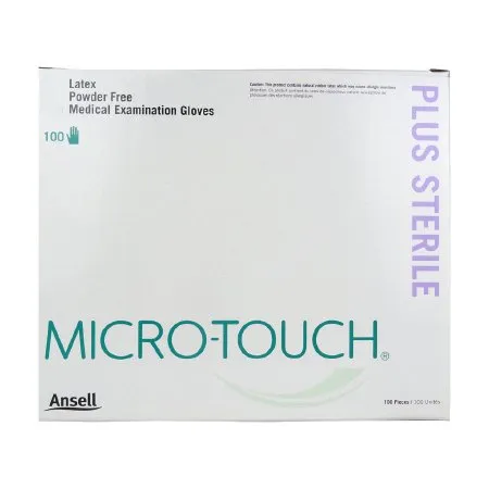 Ansell - Micro-Touch Plus - 6016001 - Exam Glove Micro-Touch Plus Small Sterile Single Latex Standard Cuff Length Fully Textured Ivory Not Rated